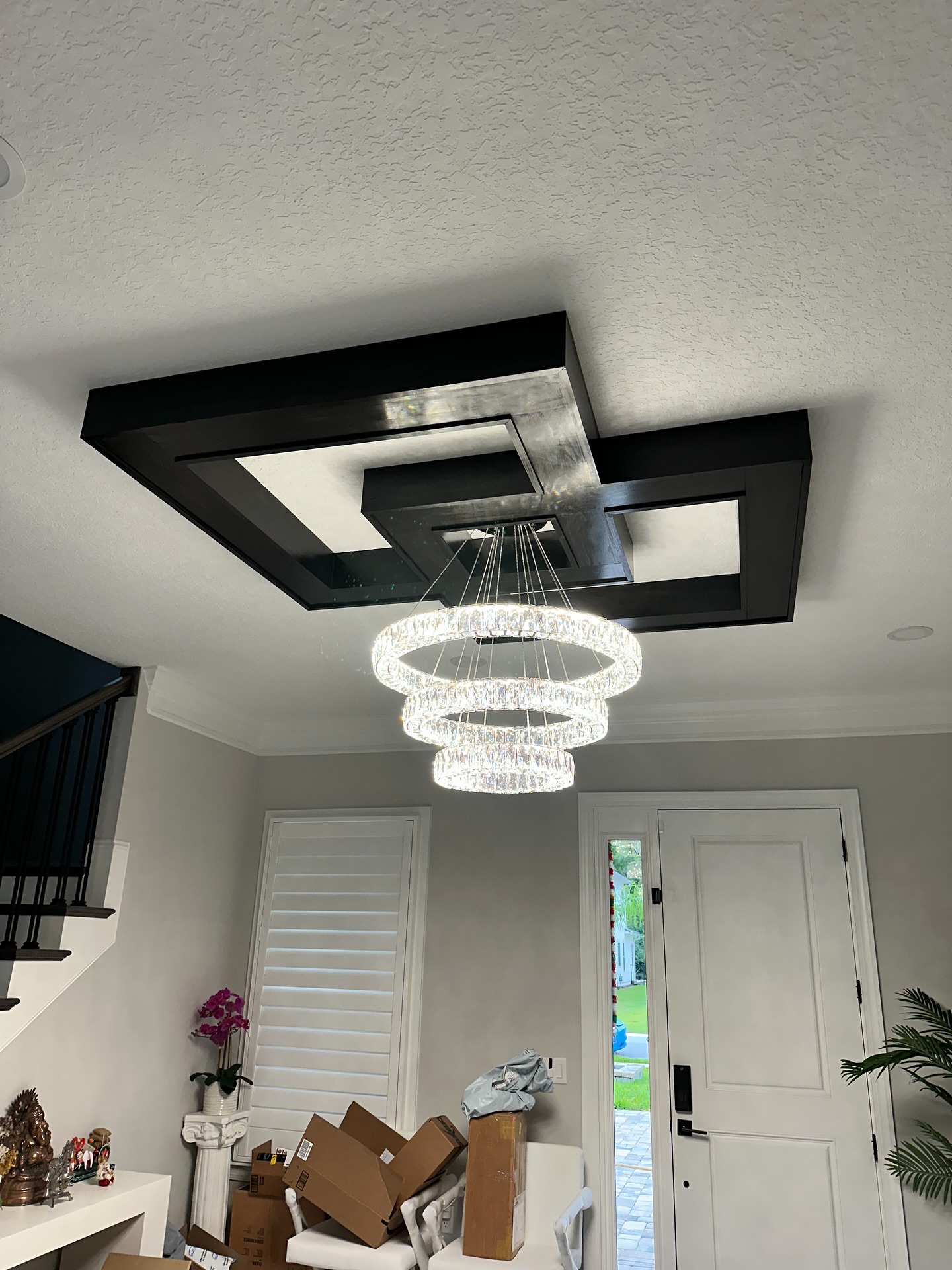 Cathedral ceiling with exposed beams by AVP Construction JAX — Jacksonville & St. John's County, FL