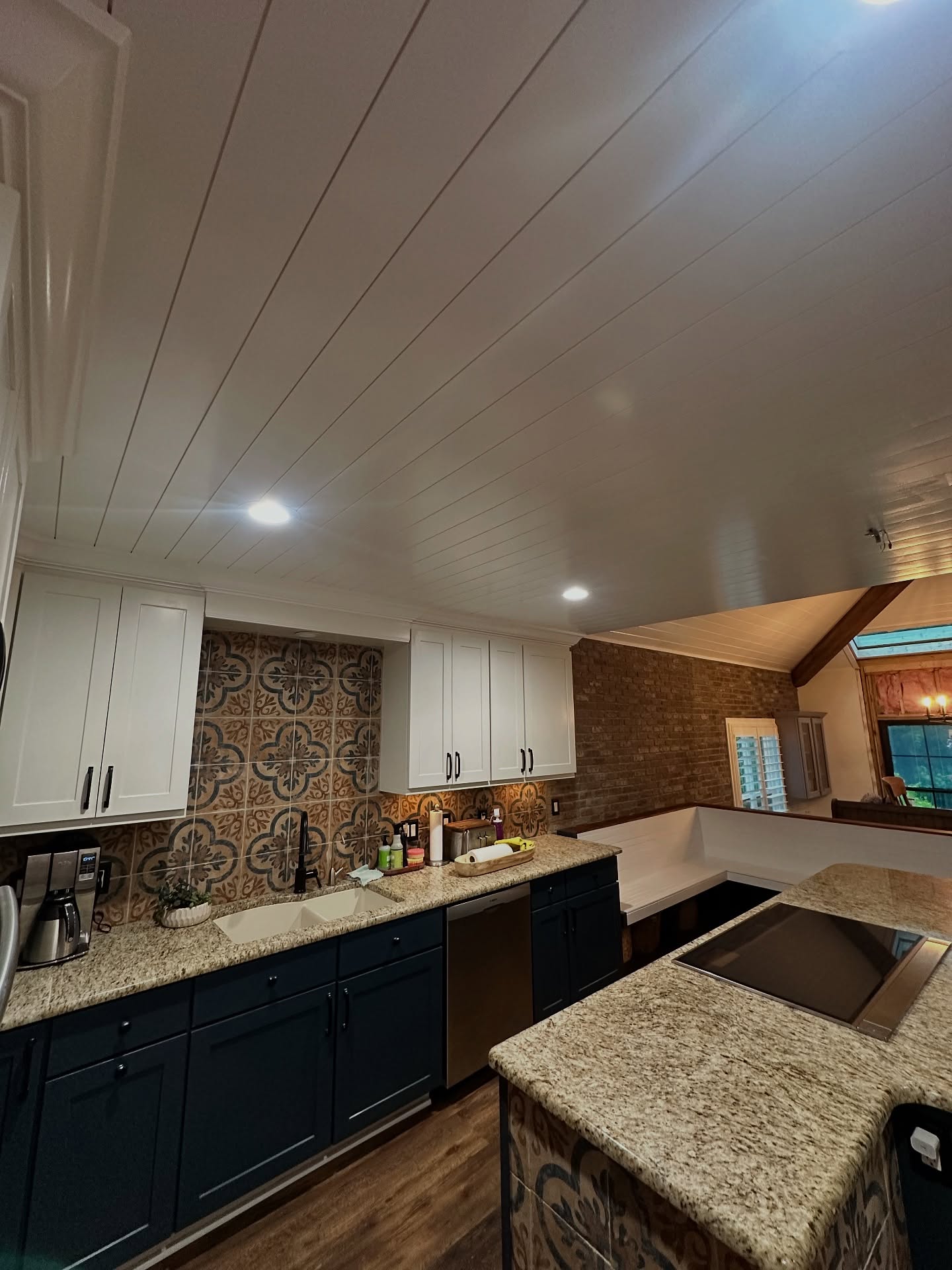 Coffered ceiling with crown molding by AVP Construction JAX — Jacksonville & St. John's County, FL