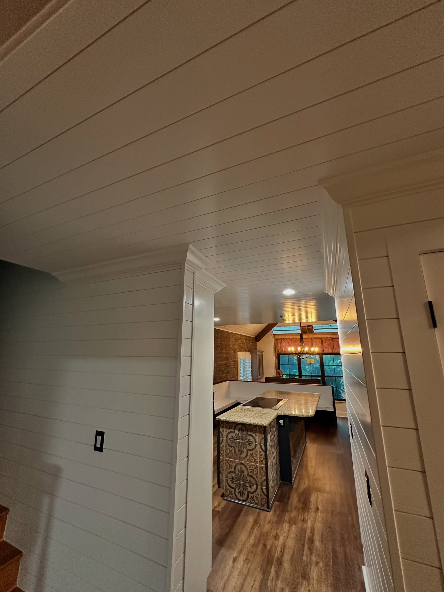 Box-beam ceiling detail by AVP Construction JAX — Jacksonville & St. John's County, FL