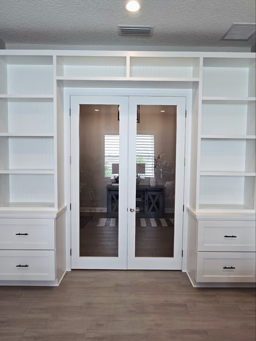 Custom interior French doors by AVP Construction JAX — Jacksonville & St. John's County, FL
