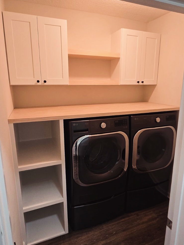 Mudroom built-in with overhead shelf by AVP Construction JAX — Jacksonville & St. John's County, FL