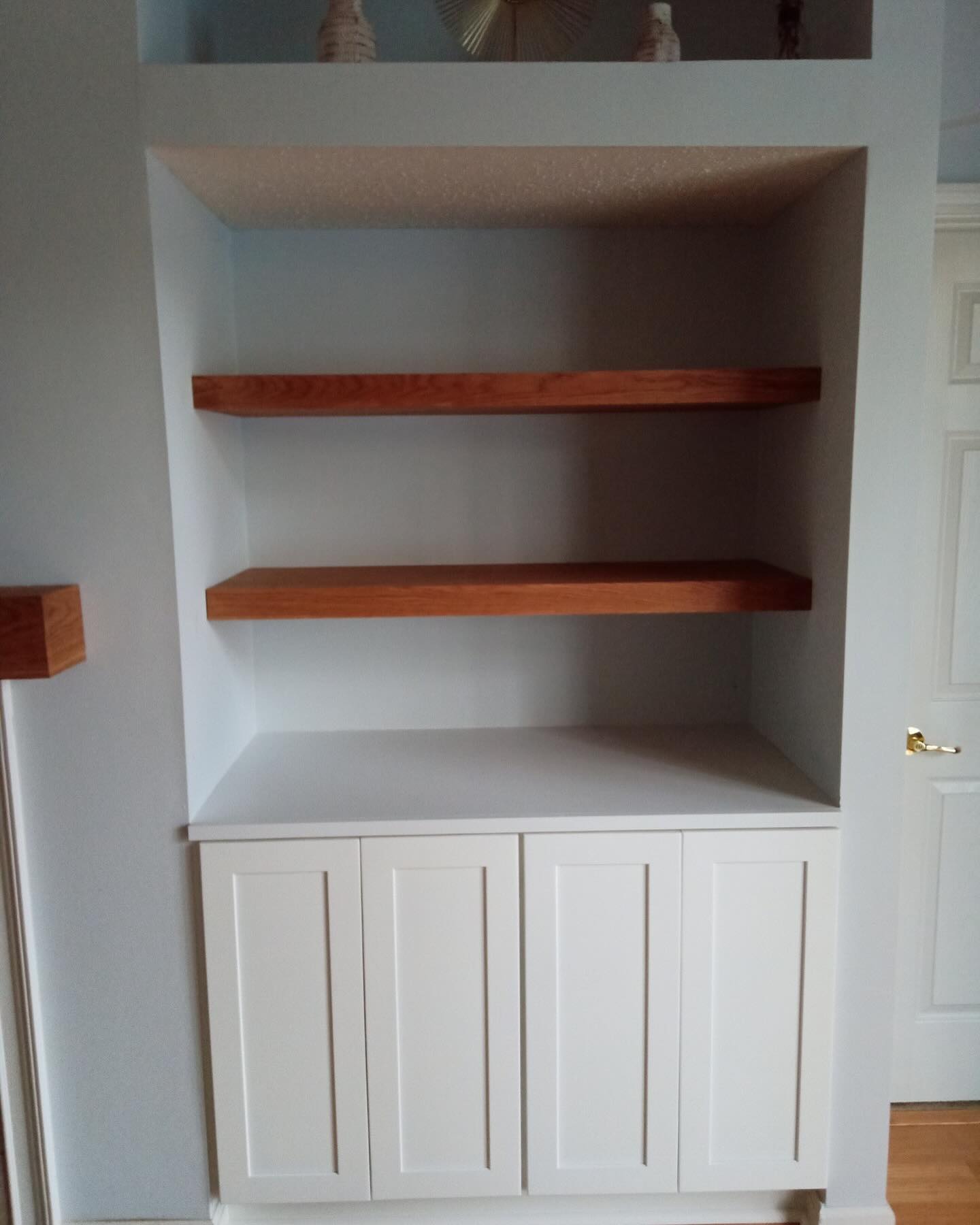 Floor-to-ceiling office bookcase by AVP Construction JAX — Jacksonville & St. John's County, FL