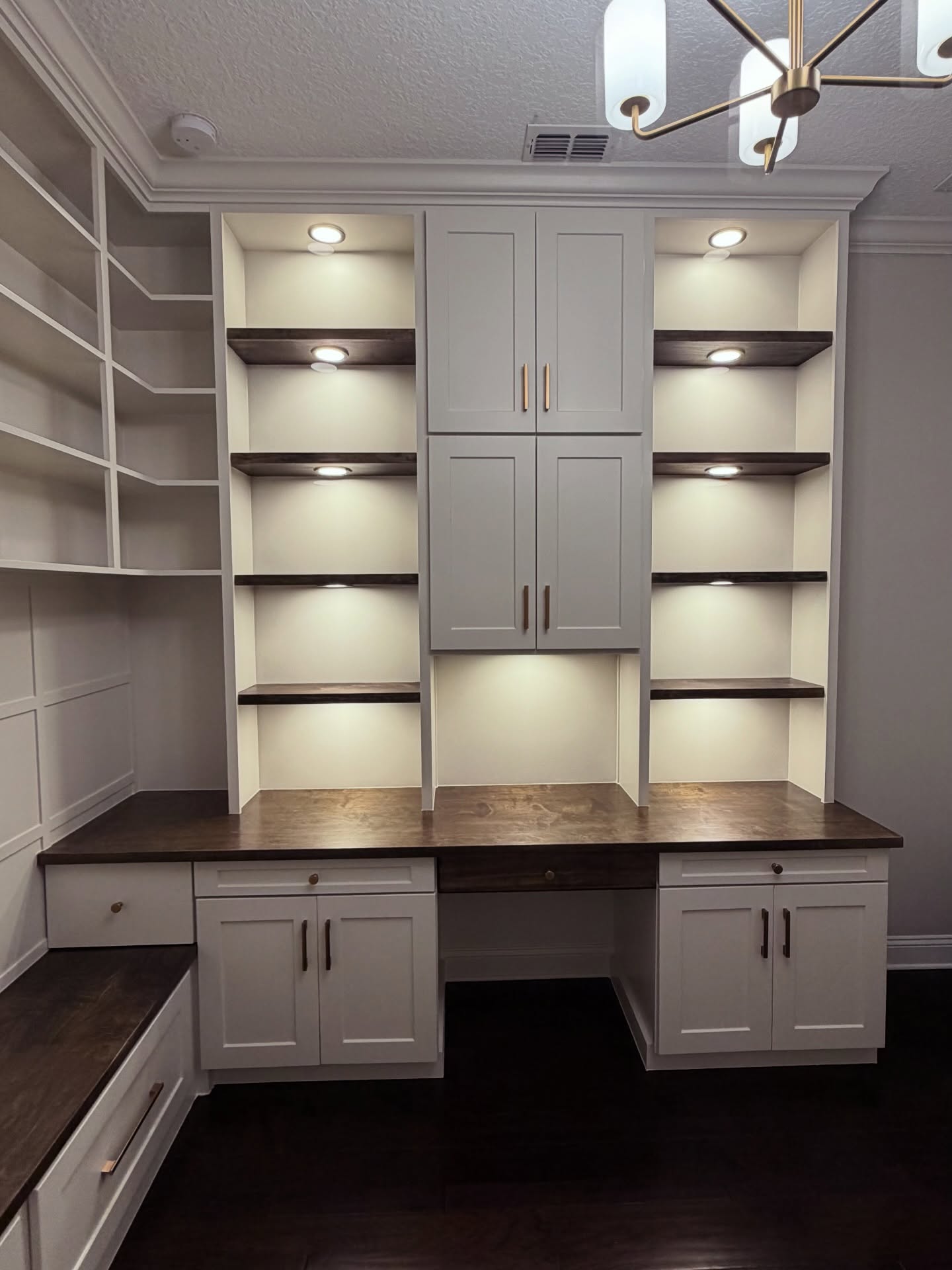 Floor-to-ceiling office bookcase by AVP Construction JAX — Jacksonville & St. John's County, FL