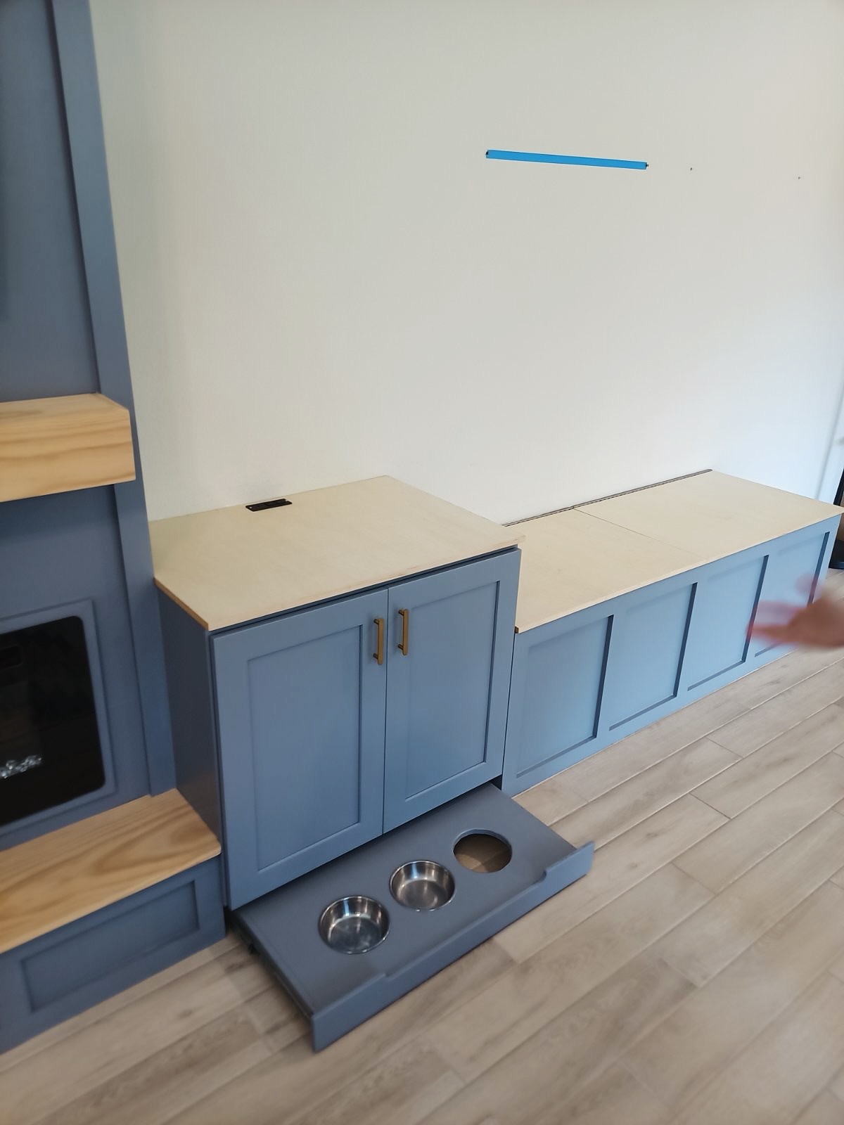 Built-in office workstation with cabinetry by AVP Construction JAX — Jacksonville & St. John's County, FL