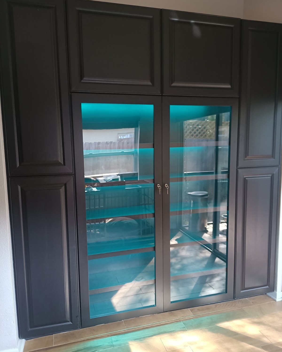 Two-person home office built-in by AVP Construction JAX — Jacksonville & St. John's County, FL