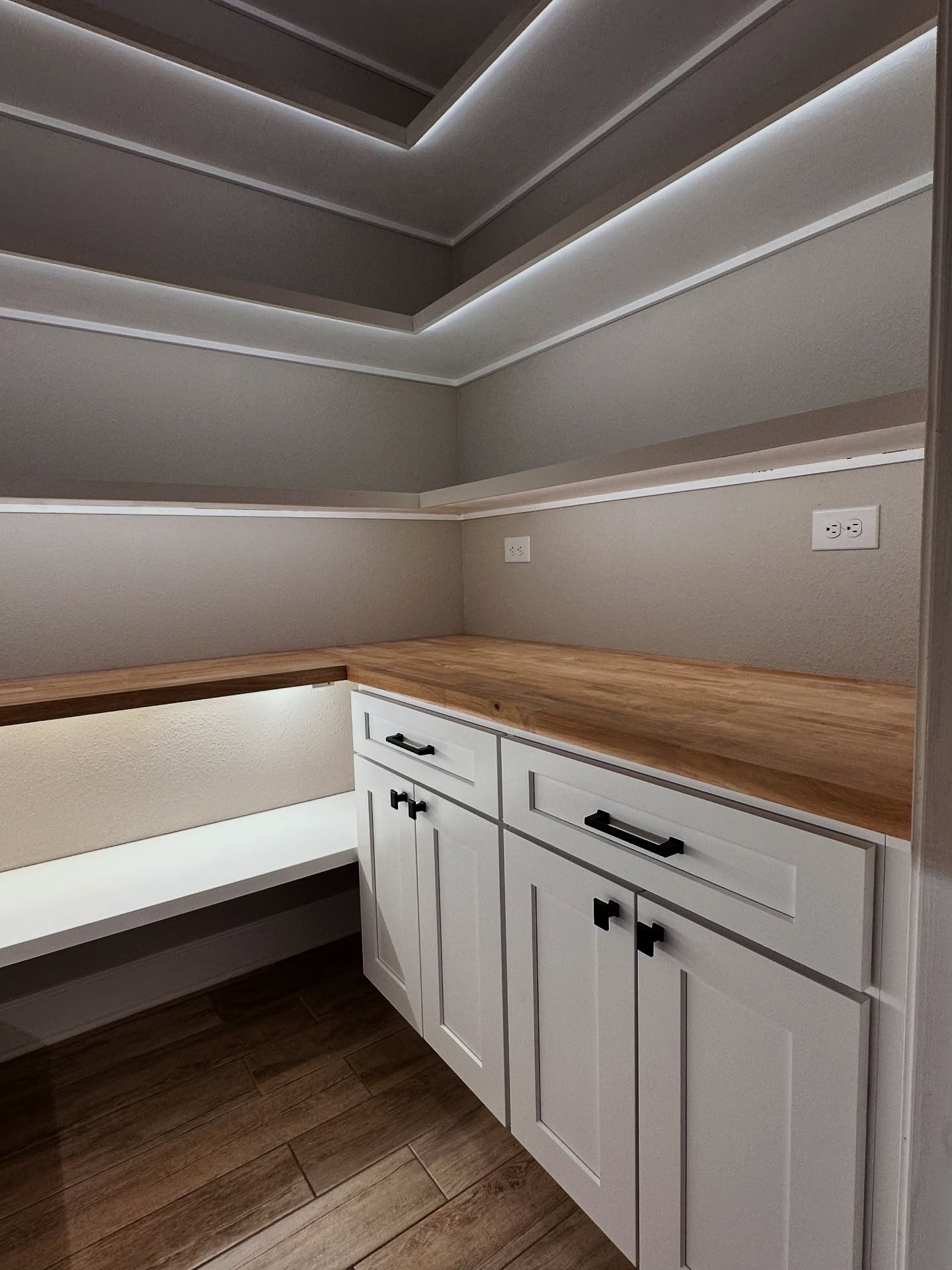 Pantry with floor-to-ceiling shelving by AVP Construction JAX — Jacksonville & St. John's County, FL