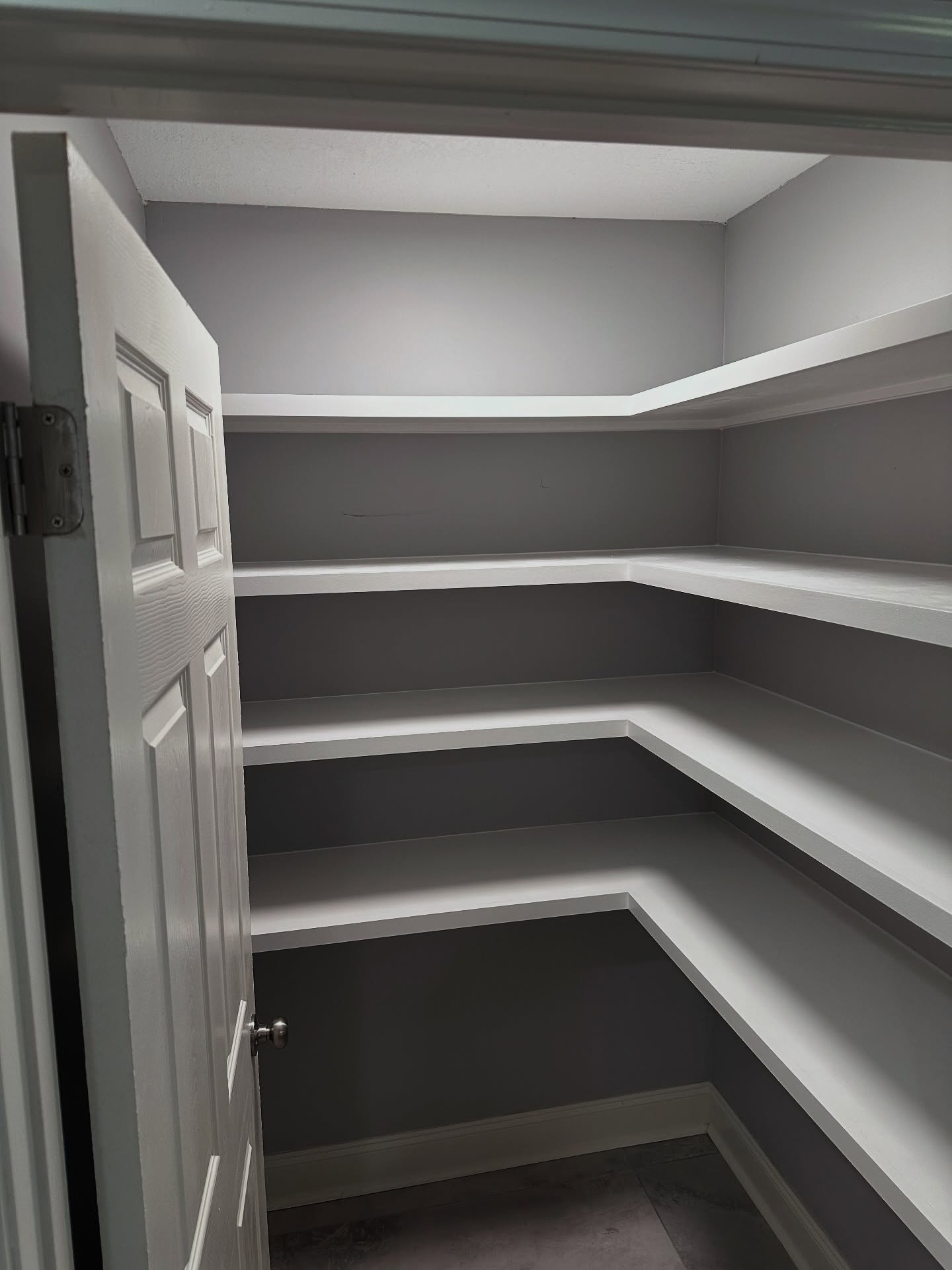 Hidden pantry with custom panel front by AVP Construction JAX — Jacksonville & St. John's County, FL