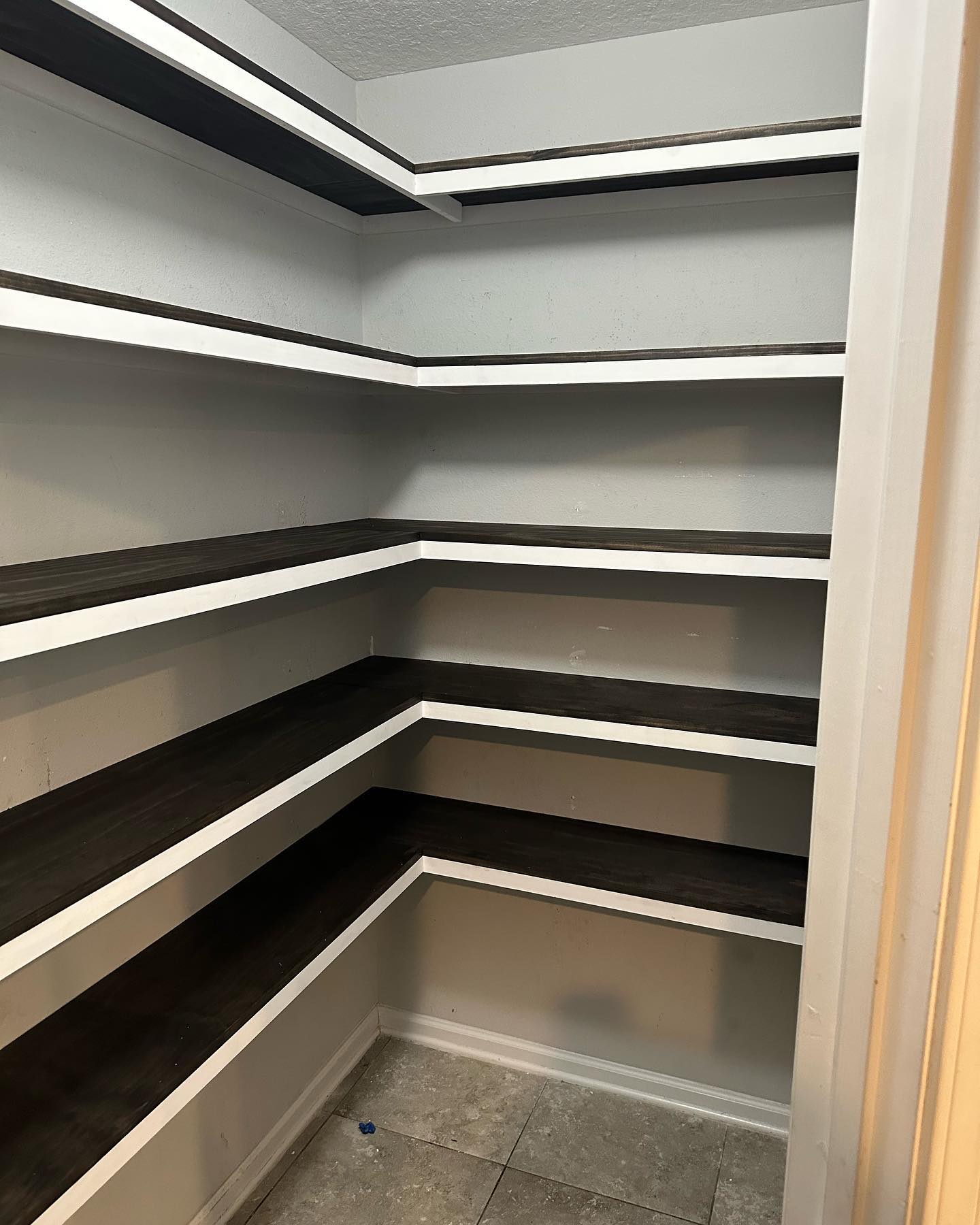 Custom walk-in pantry built-in by AVP Construction JAX — Jacksonville & St. John's County, FL