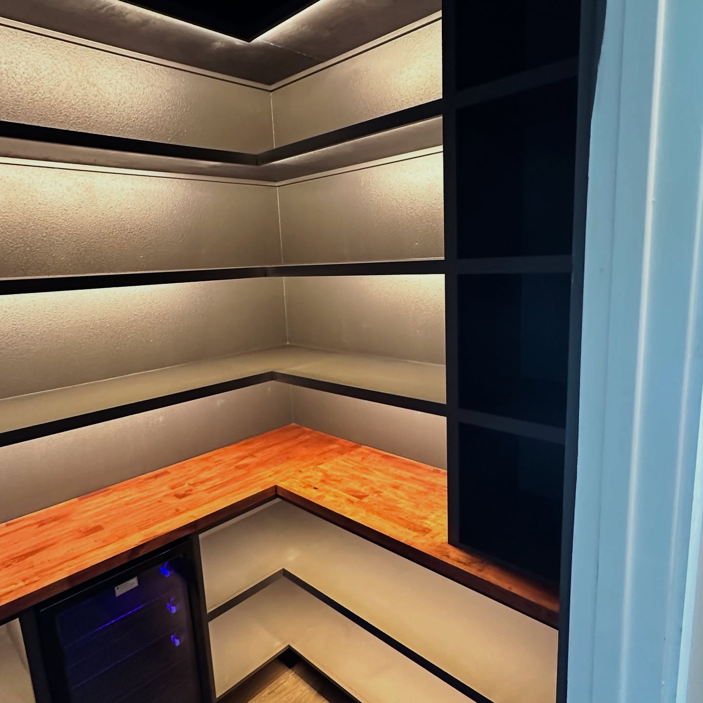 Pantry with floor-to-ceiling shelving by AVP Construction JAX — Jacksonville & St. John's County, FL