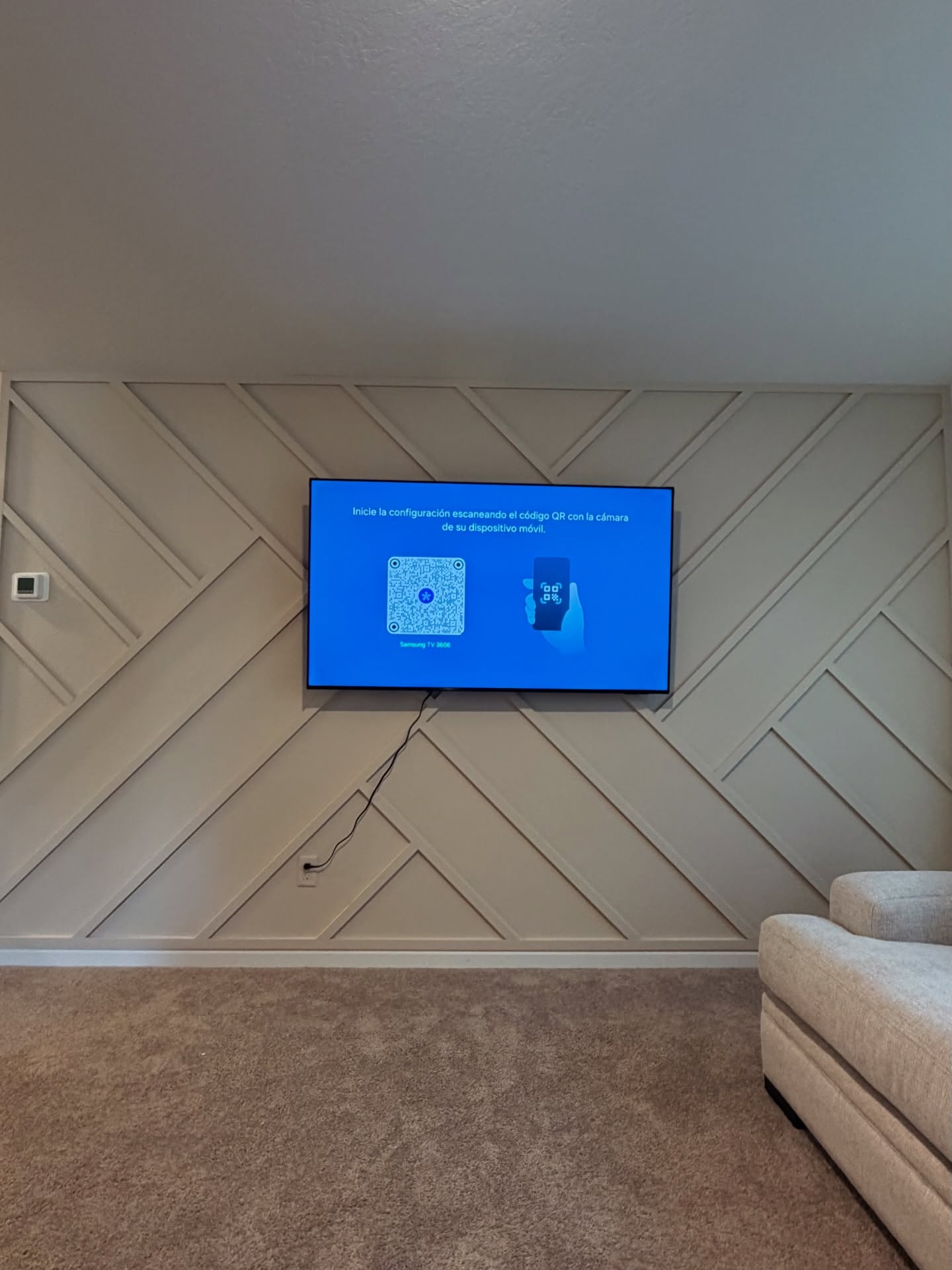 Modern entertainment center with electric fireplace by AVP Construction JAX — Jacksonville & St. John's County, FL